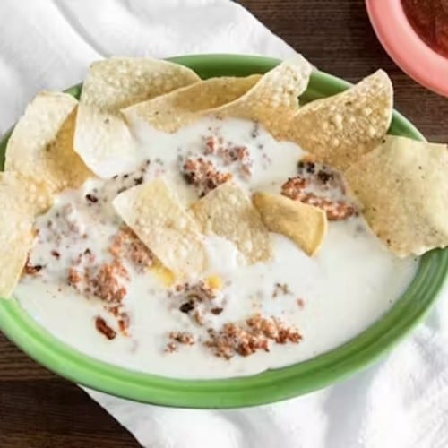 Chorizo Dip & Chips.