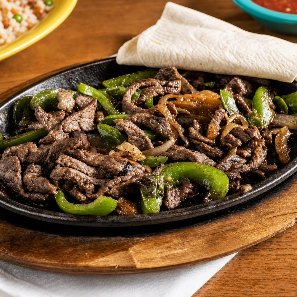 Steak Fajitas.