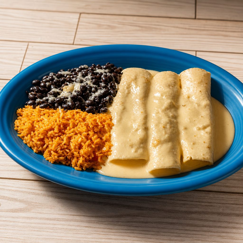 Spinach Enchiladas.
