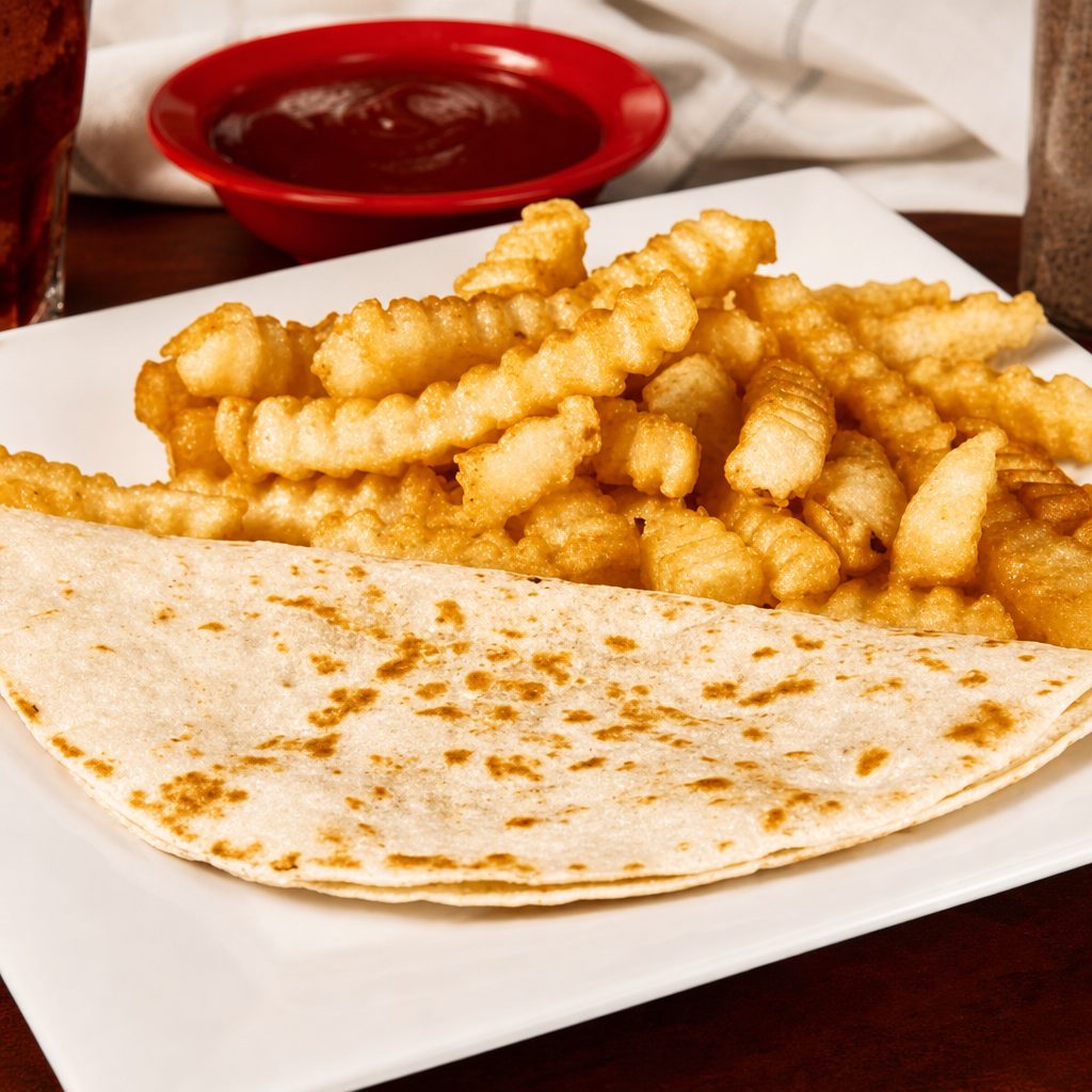 Kid's Cheese Quesadilla.