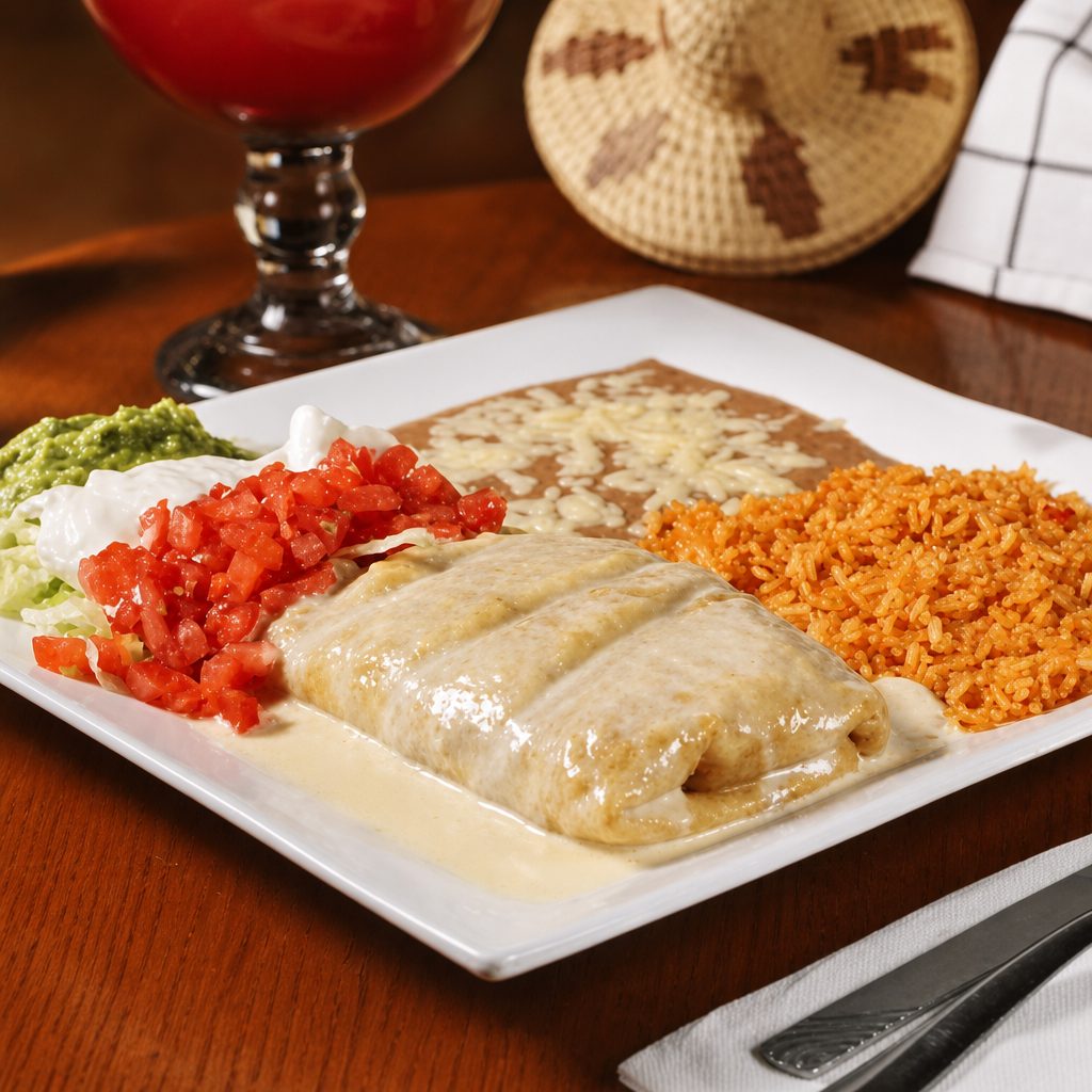Shrimp Chimichanga.