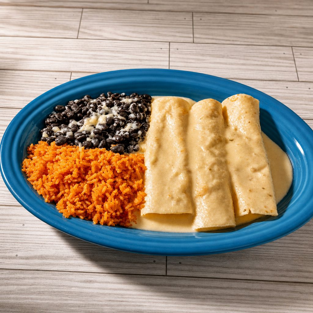 Spinach Enchiladas.